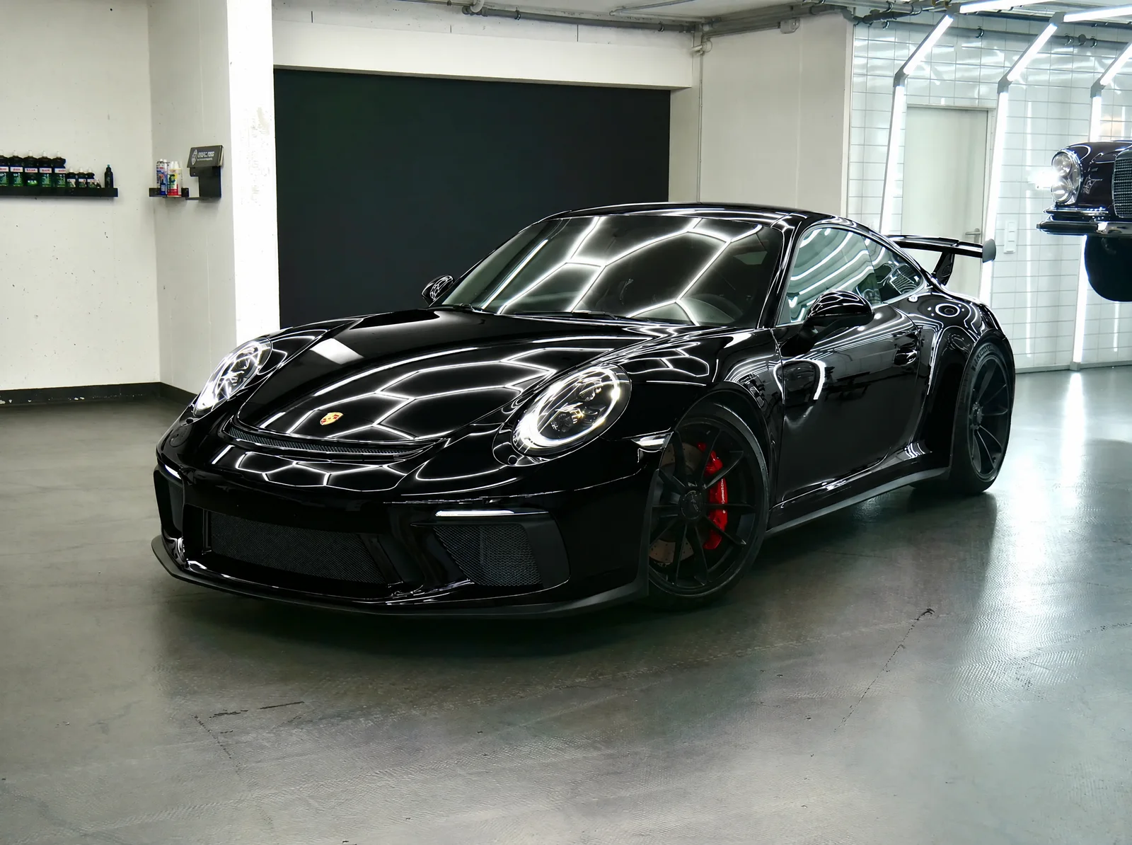 Porsche 911 GT3 mit Folie in Gloss Black