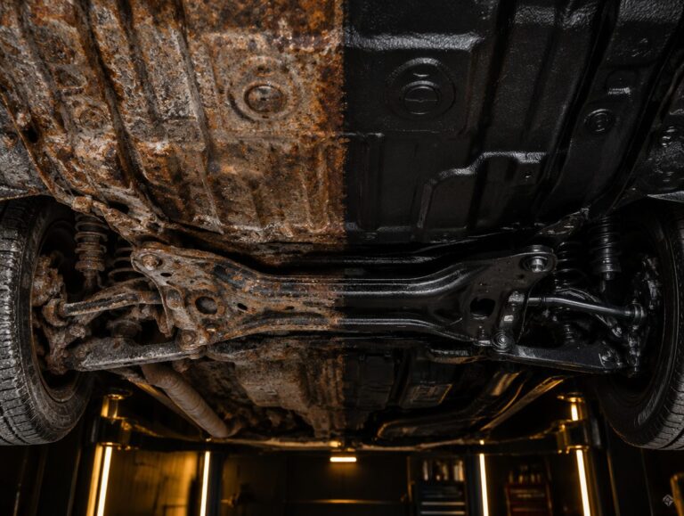 03 Rost lösen und entfetten bei Boss Cars Freilassing